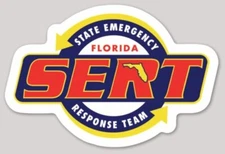 3 Inch Non-Reflective Florida SERT State Emergency Response Team Vinyl Sticker