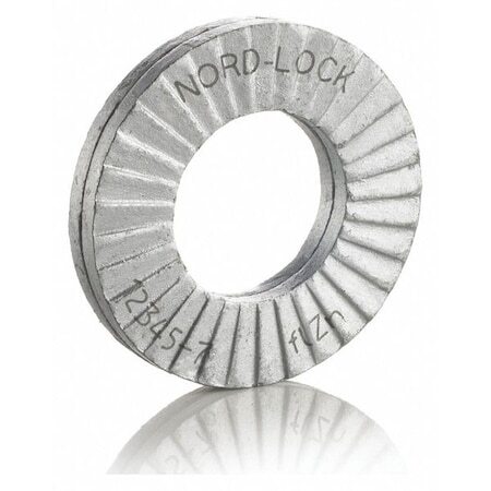 Nord-Lock 1250 Wedge Lock Washer, For Screw Size M10 Steel, Advanced Corrosion