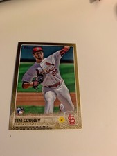 2015 Topps Update Gold Parallel US44 Tim Cooney 759/2015 Rookie Cardinals