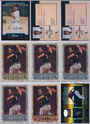 Shingo Takatsu 2004 RC Lot (51) Throwback Threads Auto Leaf Certified Gold Japan
