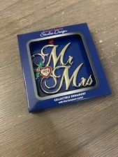 Mr. & Mrs. Christmas 2024 Ornament Just Married Regent Square Studio Design 