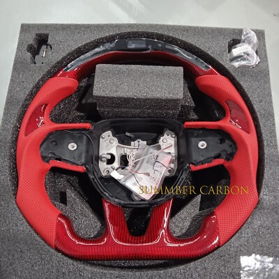 LED RPM Steering Wheel Fit Dodge Charger Hellcat Challenger Durango SRT 15-22