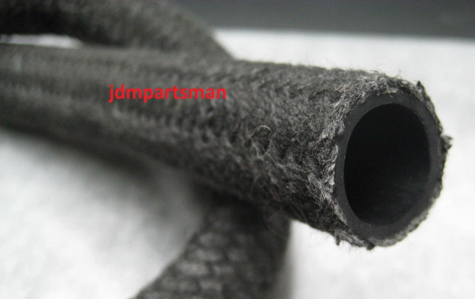 Manguera de combustible y respirador trenzada de tela de identificación de 14 mm hecha en Alemania 2 pies #FH14x2,5 Foto 2 de 2