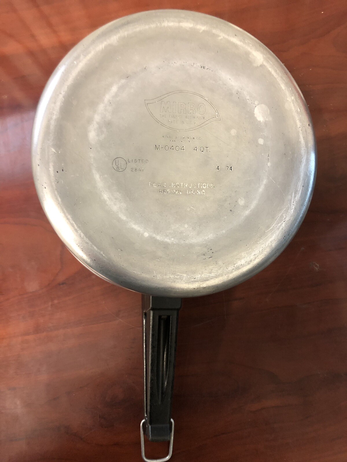 Mirro 4 Quart Pressure Cooker M0404 eBay