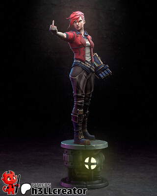 Vi 3D Printed Figure, Arcane Collectible, Unpainted