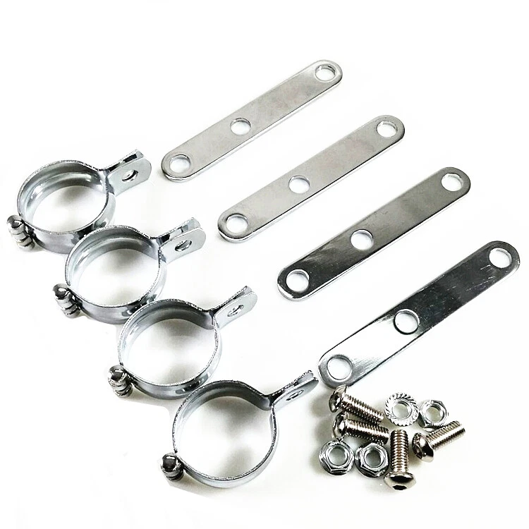 Регулируемый держатель зажима для крепления вилки кронштейна фары мотоцикла 52-60 мм - Изображение 4 из 4