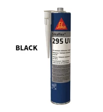SIKA SIKAFLEX-295 UV with Nozzle, 10.1 fl. oz Cartridge, BLACK