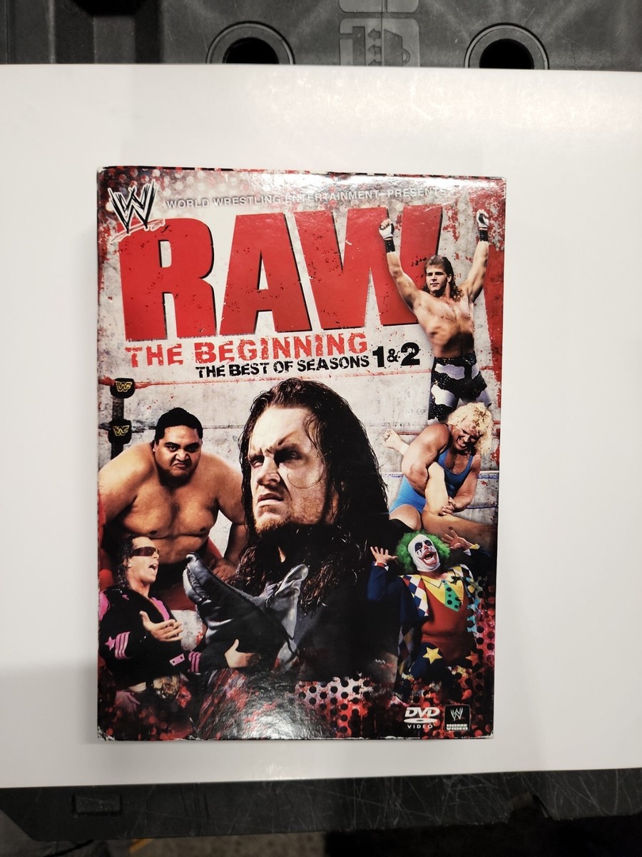 WWE Raw The Beginning Best of Seasons 1 & 2 Wrestling DVD Box Set