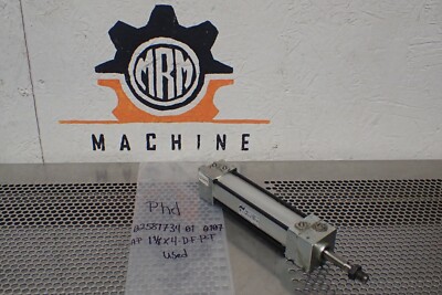 PHD AP 1 1/8 X 4 -D-F-P-T Pneumatic Cylinder Used With Warranty See All Pictures