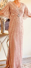 Mac Duggal Long Gown Sequin Dress Size 8