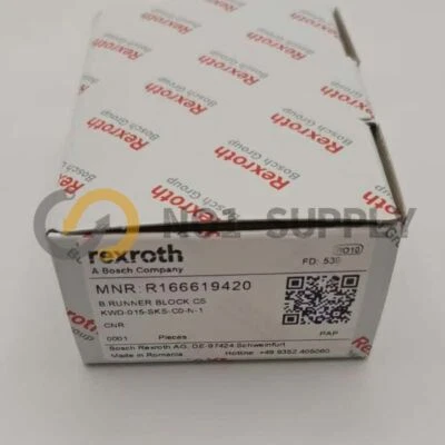 1PCS NEW Rexroth R166619420 Slider guide rail bearing Fast Delivery