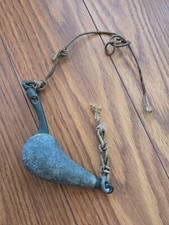 Vintage Heavy Solid Lead Deep Sea Surf Fishing Trolling Sinker Weight