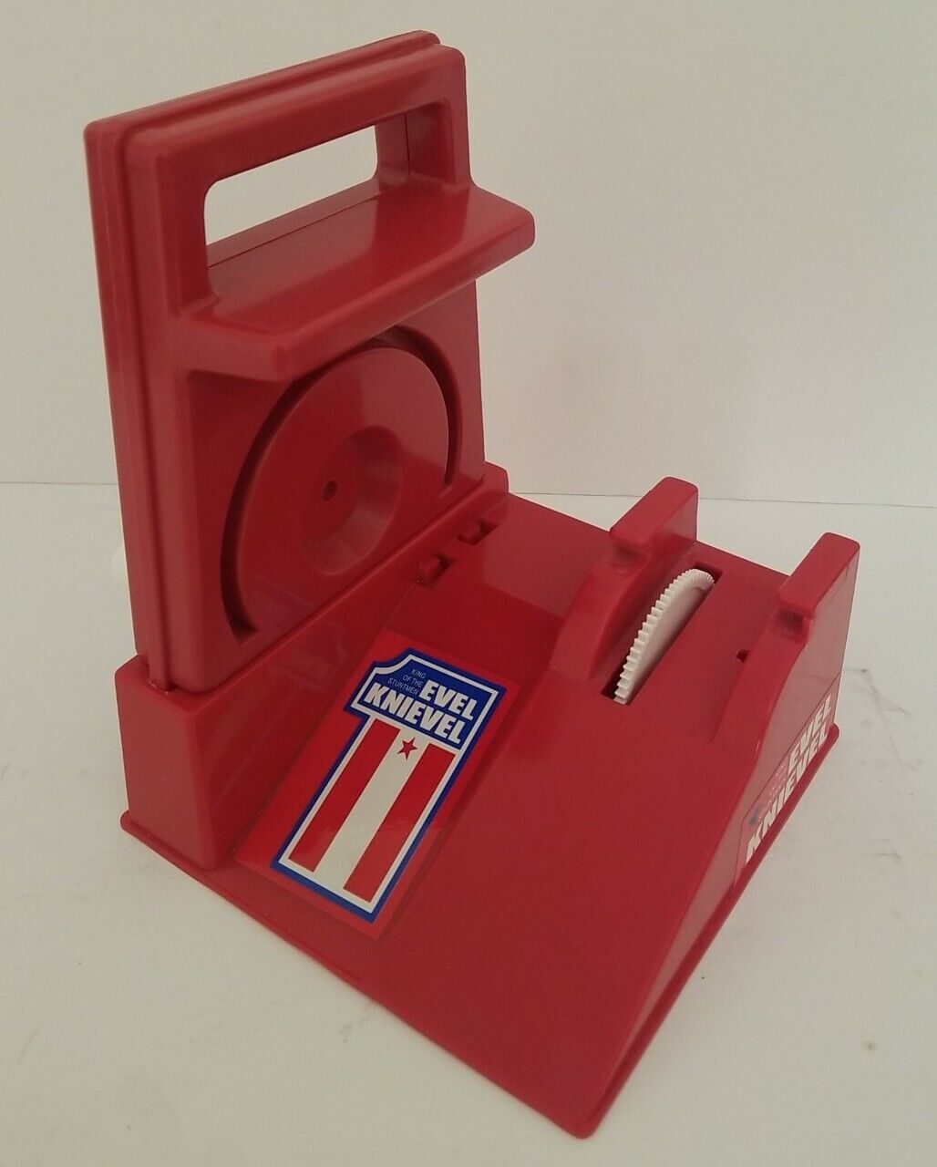 Vintage 1973 Ideal Toys Red New mail order Evil Knievel Kenevil Omaha Mall Power Stuntman Launcher Works