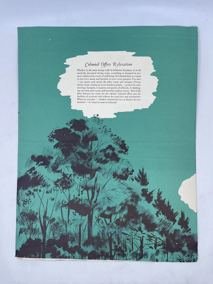 Walt Dropo 1950 Firmado Autografiado Menú Colonial En Lynnfield Massachusetts RARO Foto 4 de 4