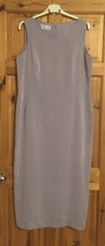Lilac Maxi/Midi Tailored Dress Size 16, Gold By Michael H