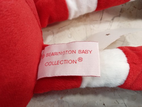 Peluche de Noël Bearington Baby Collection 17" Santa Lil Stitch neuve avec étiquette - Photo 3/8