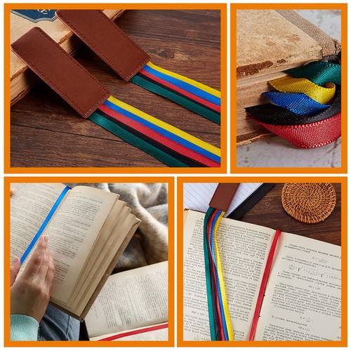 3pcs Office Page Reading Reusable Ribbon Book Marks School Reading - Picture 11 of 12