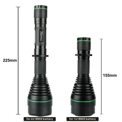Uniquefire UF1508 IR 850NM 940NM Infrared LED Night Vision Flashlight Zoom Torch