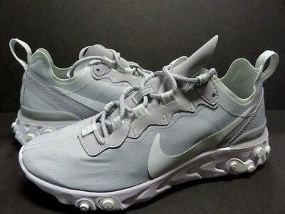 Nike React Element 55 BQ2728-005 Wolf Grey/Ghost Women's Size 6.5/ Men's 5