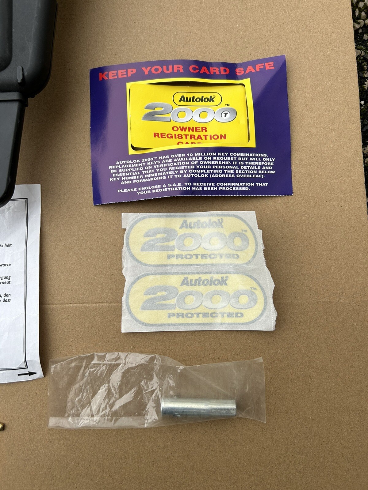 Autolok 2000 Steering Wheel Security Lock 2 Keys Disklok eBay