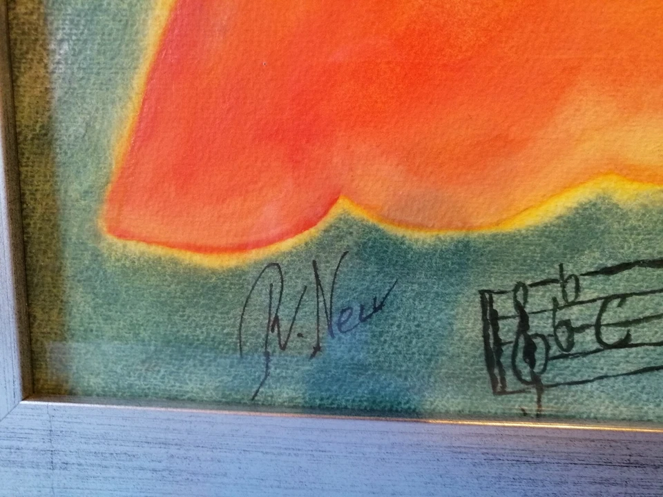   Kunstzentrum Veith  Mohnblume Mohn Blume Orange Wandbild Kunstdruck Bild 56x56 - Bild 3 von 4