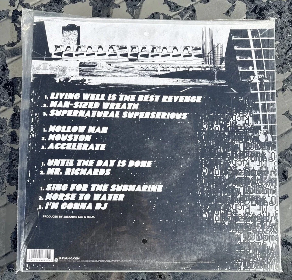 R.E.M. ACCELERATE REM 2x LP CD GATEFOLD EDITION 45RPM VINYL US 1st PRESS !! New - Image 2 of 4