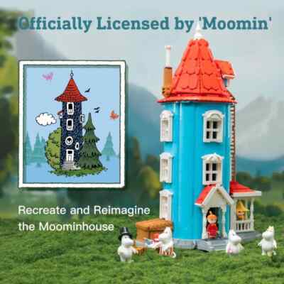 Muminhaus Moominvalley Moomintroll 1800 Stück Baustein Block Set