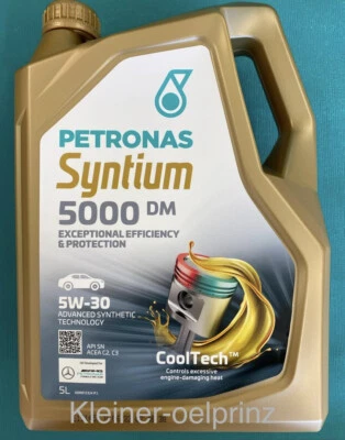 5 ltr. Petronas Syntium 5000 DM 5W-30 Mercedes-Benz 229.51 / 229.52 /BMW LL-04