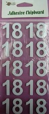 2 for the price of 1 - Double Sided Adhesive Chipboard 18 for Invitations Pk10 