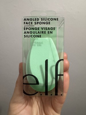 x9 Pack e.l.f. Angled Silicone Face Sponge Green ELF