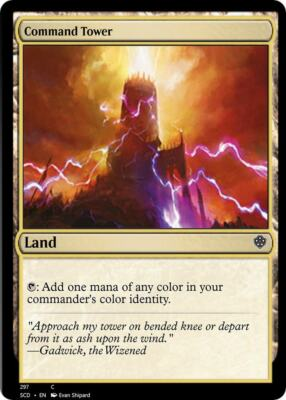 #ad #ad Command Tower 297 MTG Starter Commander Decks Common NP $1.49