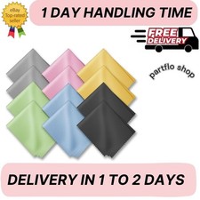 12 pcs Premium Eyeglass Cleaner Clothes Lens Wipes Cloth for Cleaning Eyeglasses