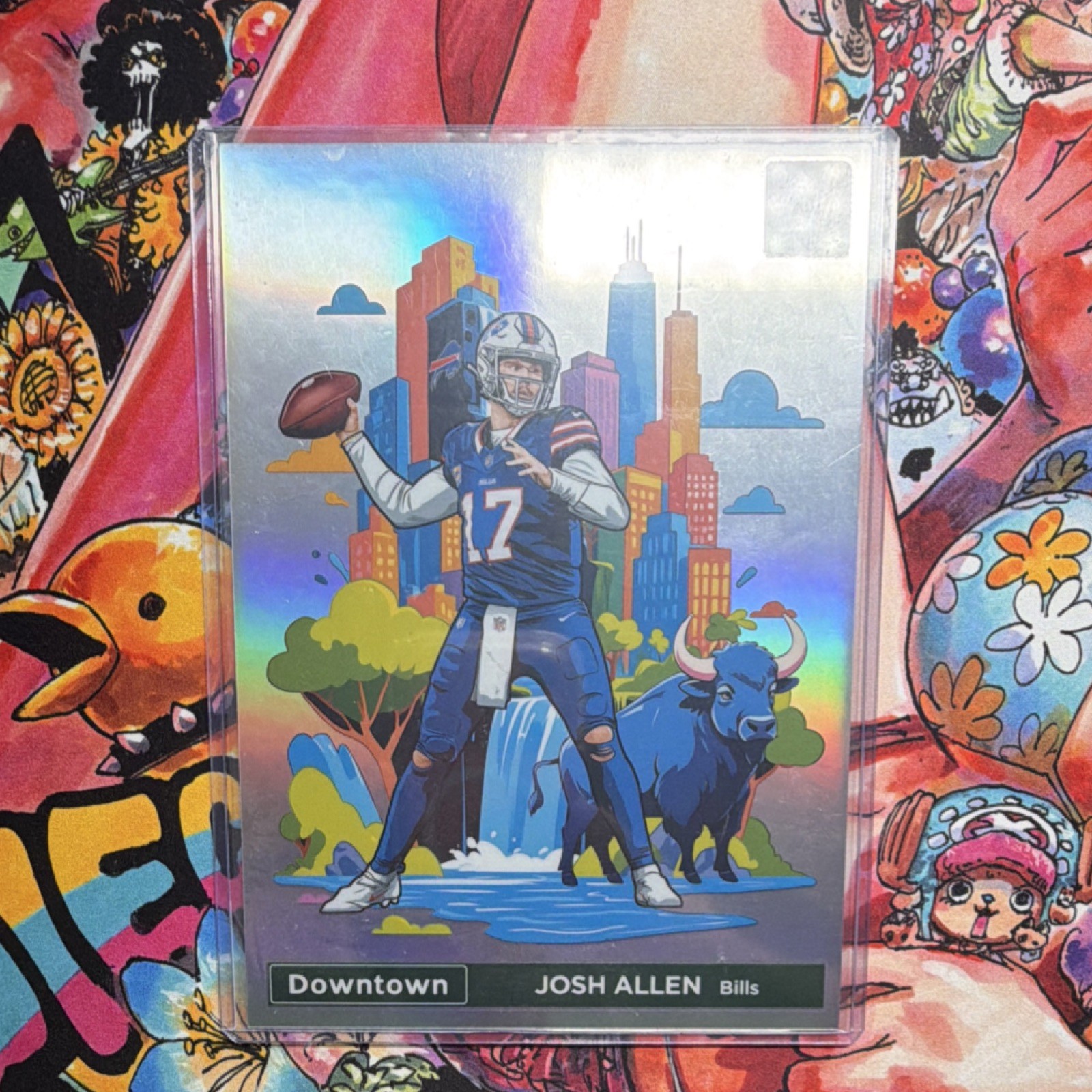 Panini 2024 Donruss Football Downtown Prizm Josh Allen #2 Buffalo Bills OVERSIZE
