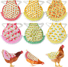 6Pcs Chicken Saddle for Hens,Chicken Saddles Protector Poultry Hen