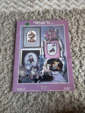 Stoney Creek Wish It Book 37 Cross Stitch Leaflet Booklet Chart Patterns 1987