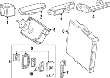 Genuine Toyota Vehicle Key 69515-16110