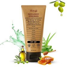 SPF 50, Refreshing and Non-greasy Safest Formula, Water-Resistant Moisturizing f
