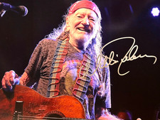 WILLIE NELSON Signed 8x10" Authentic Original Autograph GENUINE w/COA