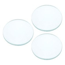 2" 50mm Focal Length Double Convex Lens, 30mm Diameter 5mm Height 3pcs