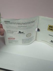Mario&rsquo;s Time Machine Nintendo NES Manual Only
