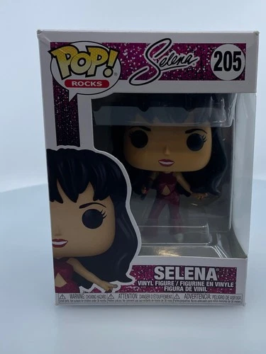 Funko POP! Rocks Selena Quintanilla Selena Glitter #205 Vinyl Figure DAMAGED