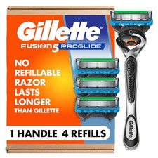 Gillette Fusion ProGlide Mens Razor Handle 4 ...