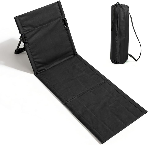 Klappbare Strandmatte Mit RüCkenstüTze FüR Camping Picknick Outdoor Sitzliege-image