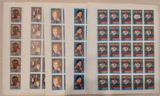 # 4 SHEETS - 100 SETS RUSSIA 1985 - MNH - CULTURE