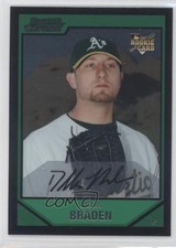 2007 Bowman Draft Chrome Dallas Braden #BDP35 i3a