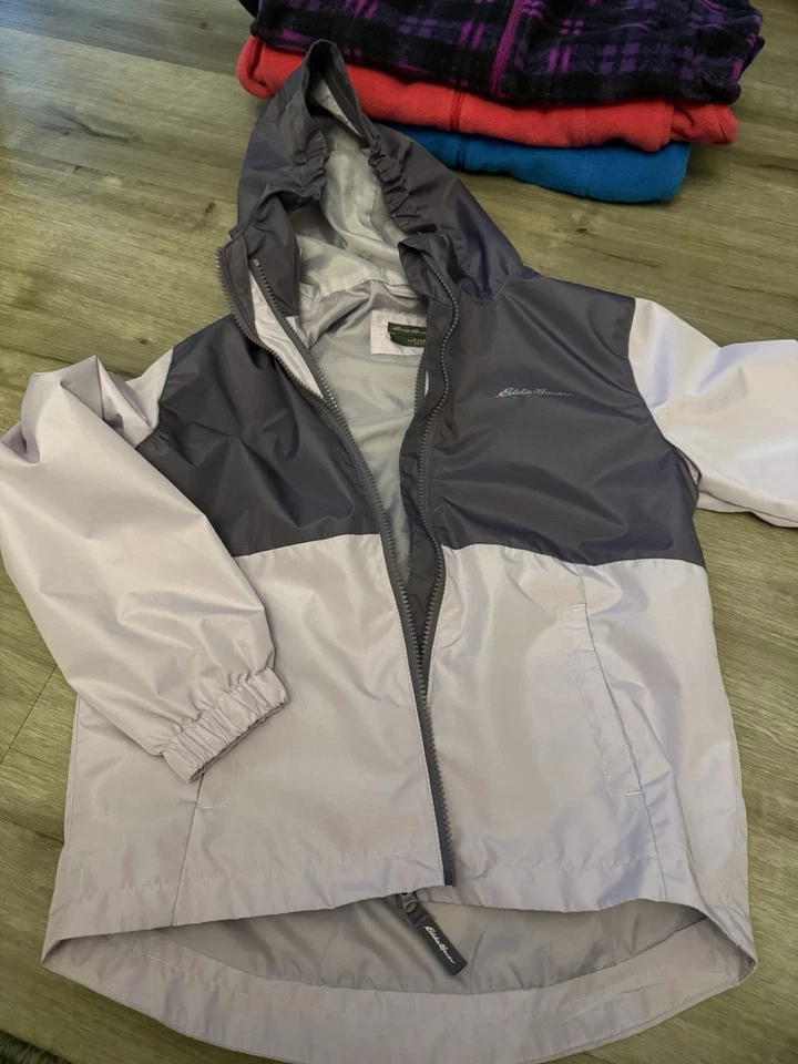 Chaqueta polar Columbia niñas talla M, talla L lote excelente estado Foto 4 de 4