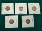 Lot Of 5 Vintage Mercury Dimes Nice Condition From 1944