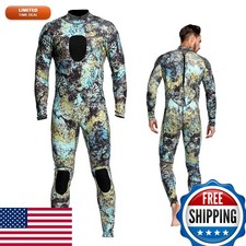 Dyung Tec W00011 3MM Camo Neoprene Wetsuit XXL Scuba Diving Spearfishing Full