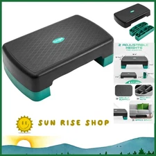 Adjustable 18.9" Aerobic Step Platform - Perfect for Home Gym Workouts