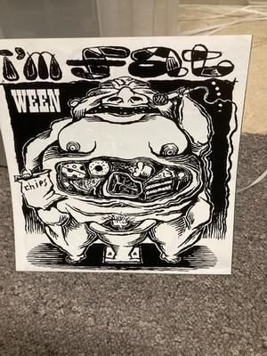 WEEN I'M FAT, LIMITED EDITION WHITE VINYL 7'' EP, POSTER SLEEVE, VMS20, EX
